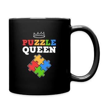 Puzzle Queen Jigsaw Puzzle - Full Colour Mug - black - Right