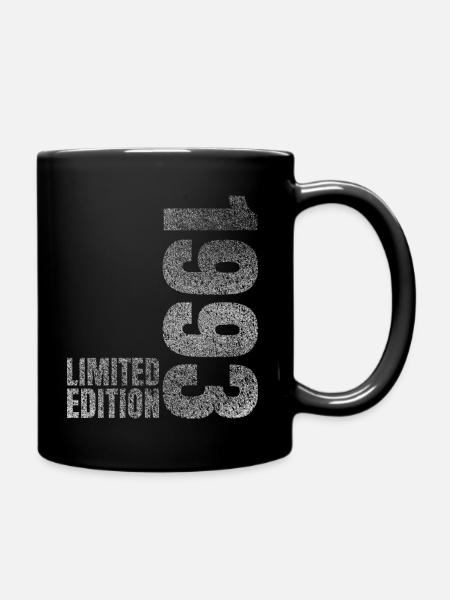 1993 Limited Edition Geschenk - Tasse einfarbig - Schwarz