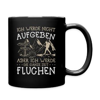 Buen Camino Alpenüberquerung Oberstdorf Meran E5 - Tasse einfarbig - Schwarz - Rechts