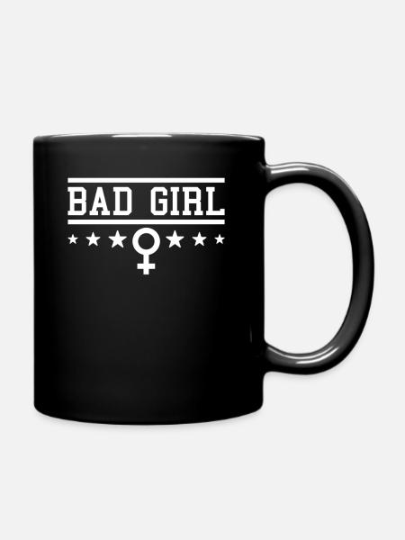 bad girl - Full Colour Mug - black