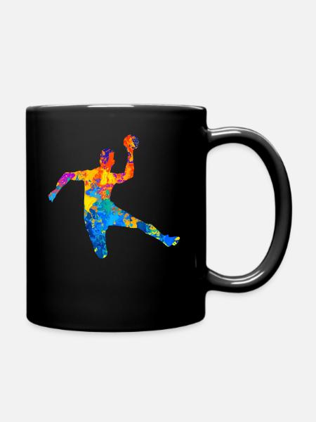 Handball HandballEur HandballEur HandballEur Handball Club - Mug uni - noir