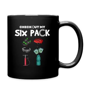 Cycling cycling - Full Colour Mug - black - Right