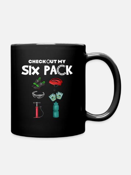 Cycling cycling - Full Colour Mug - black