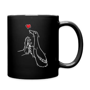 Running funny Running - Full Colour Mug - black - Right