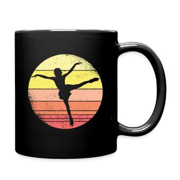 Figure Skater Ice Skating Dancing - Tasse einfarbig - Schwarz - Rechts