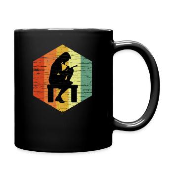 T-shirt Vintage Writer - Mug uni - noir - Droite