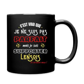 Lens football Parfait supporter Lensois Humour - Mug uni - noir - Droite