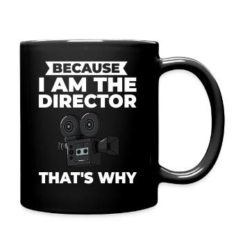 Filmregisseur Filmemacher Filmen Kamera Film - Tasse einfarbig - Schwarz - Rechts