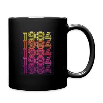 1984 Rétro - Mug uni - noir - Droite