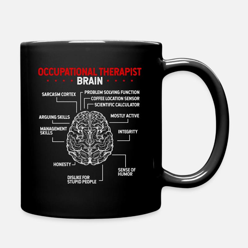 Ergothérapeute Ergothérapie cérébrale - Mug uni - noir