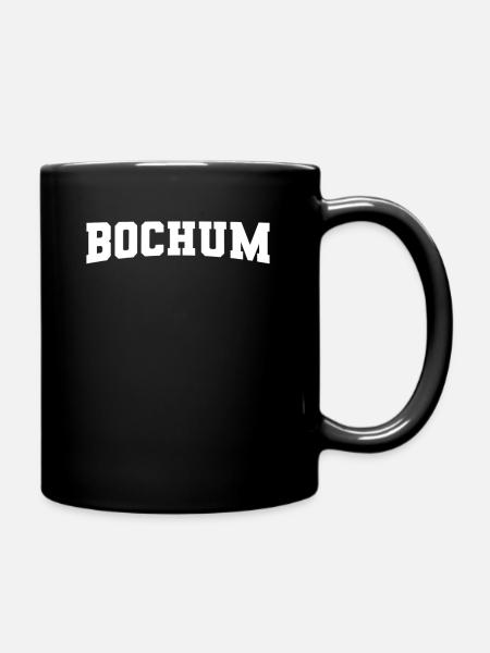 Bochum - Tasse einfarbig - Schwarz