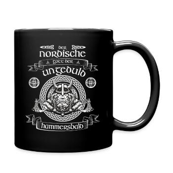 Hammersbald, dieu de l'impatience - Mug uni - noir - Droite