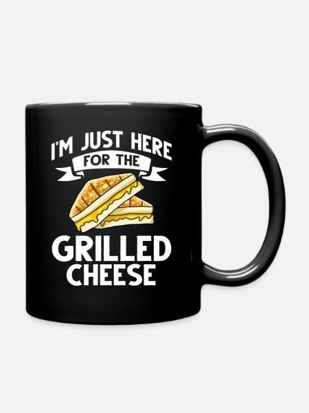 Gegrillter Käse Toast Sandwich Maker Toaster - Tasse einfarbig - Schwarz