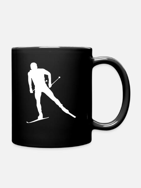 Cross-Country Classic Hommes Femmes Cross-Country S - Mug uni - noir