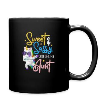 Tante - Mug uni - noir - Droite