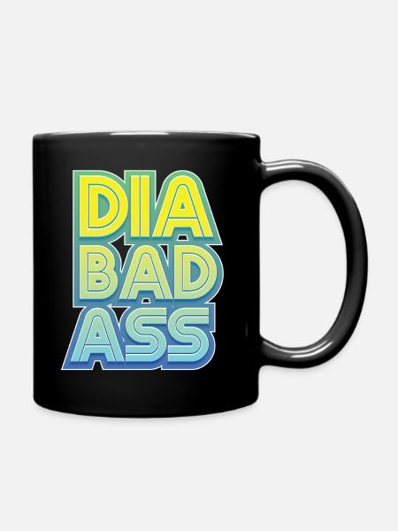 Funny Diabetes Diabetic Insulin - Full Colour Mug - black