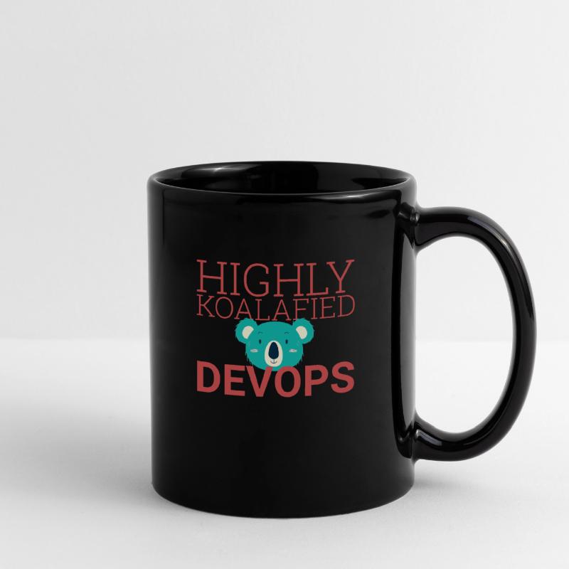 "DevOps Koalafied | Software Development" Full Colour Mug
