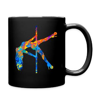 Pole dance - Full Colour Mug - black - Right