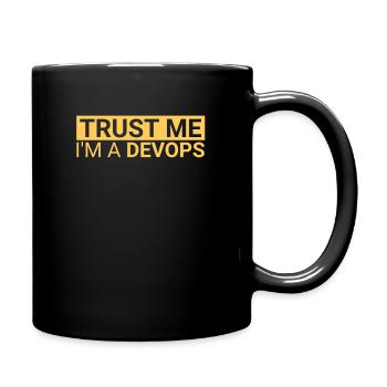 | de confiance DevOps Développement de logiciels » - Mug uni - noir - Droite
