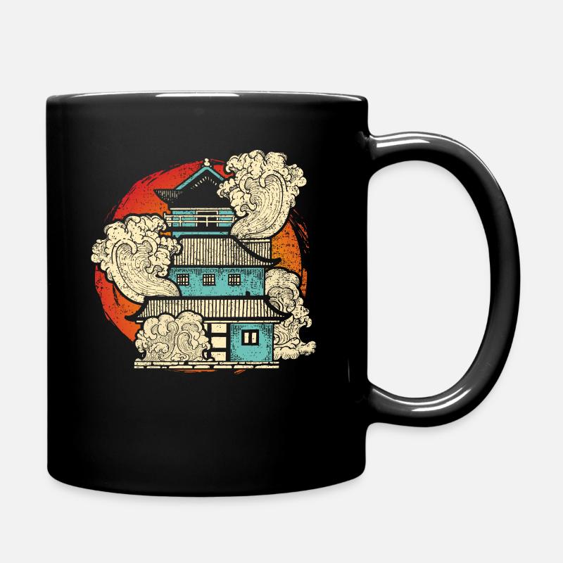 Japanese Art - Full Colour Mug - black