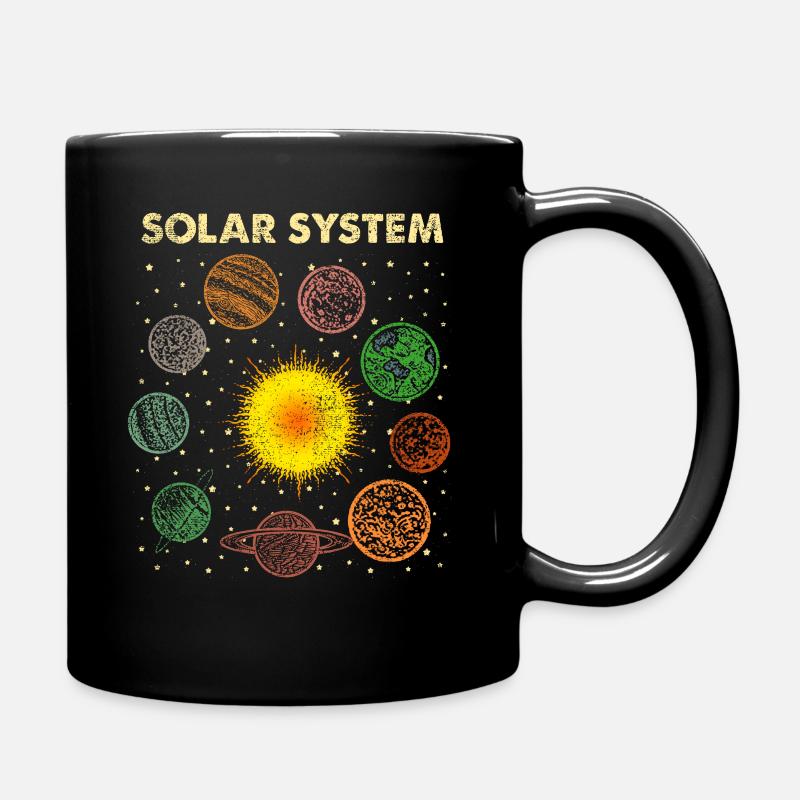 Solar system - Full Colour Mug - black