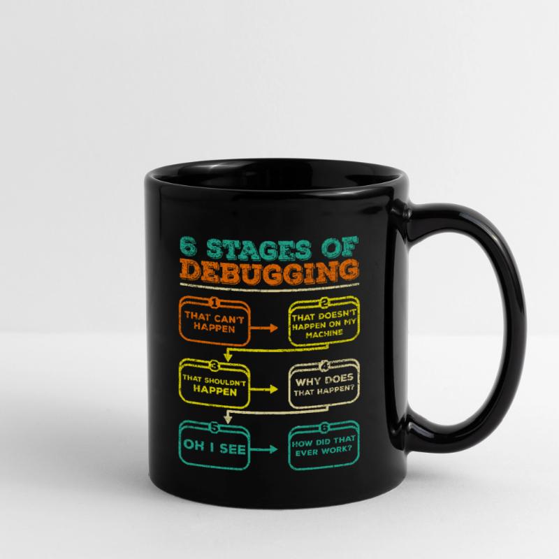 Débogage du code du programmeur Funny Mug uni