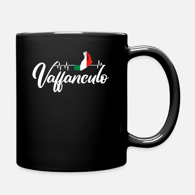Vaffanculo Heartbeat - Mug uni - noir