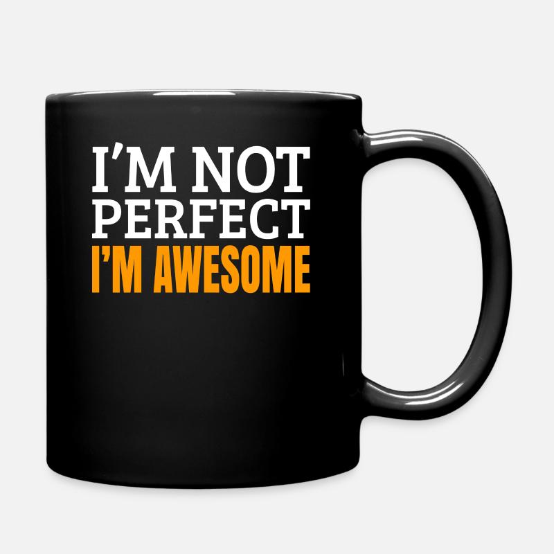 lustiger spruch - Tasse einfarbig - Schwarz