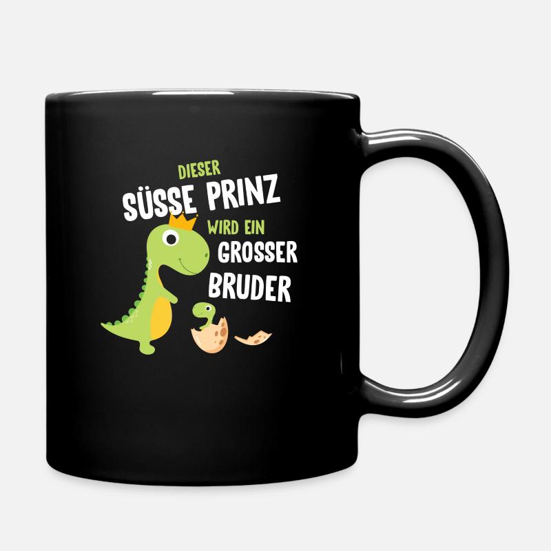 Großer Bruder - Tasse einfarbig - Schwarz