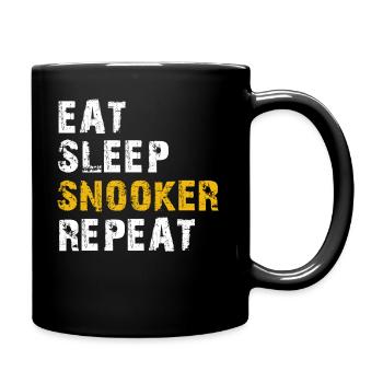 manger du snooker - Mug uni - noir - Droite