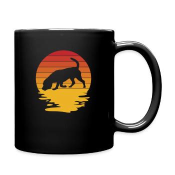 Beagle Beagle Dog Beagle Puppy Beagle Owner - Full Colour Mug - black - Right