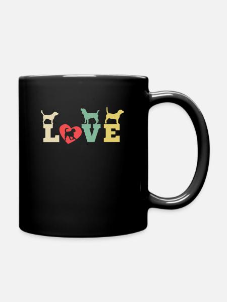 Beagle Beagle Dog Beagle Puppy Beagle Owner - Full Colour Mug - black