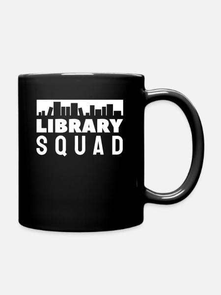 Bookworm Library Squad Bibliothécaire sur le thème - Mug uni - noir