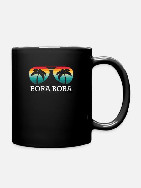 Bora Bora - Mug uni - noir