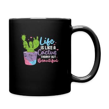 Cactus - Mug uni - noir - Droite