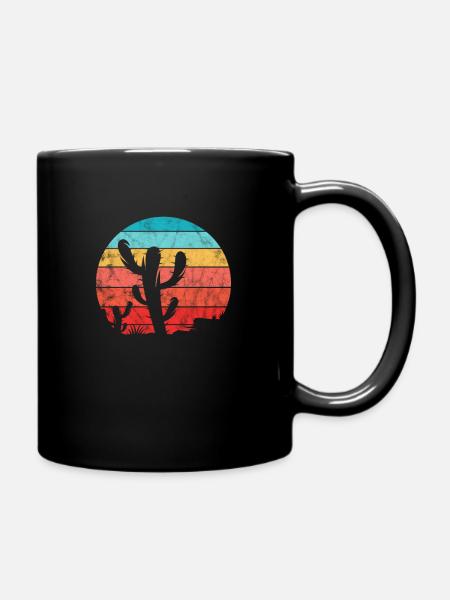 Cactus - Full Colour Mug - black