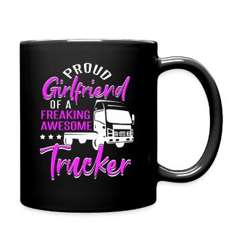 Camionneur Chauffeur de camion Chauffeur de camion Petite amie - Mug uni - noir - Droite