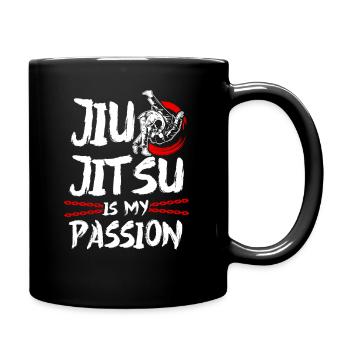 Jiu Jitsu Jiu Jitsu Is My Passion - Full Colour Mug - black - Right