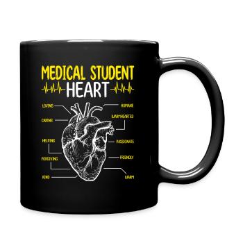 Diplôme d’étudiant en médecine diplômé en médecine - Mug uni - noir - Droite