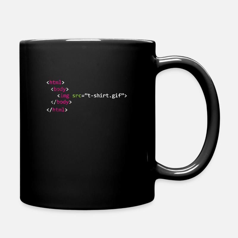 Programmierer - Tasse einfarbig - Schwarz