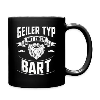 Bart - Tasse einfarbig - Schwarz - Rechts