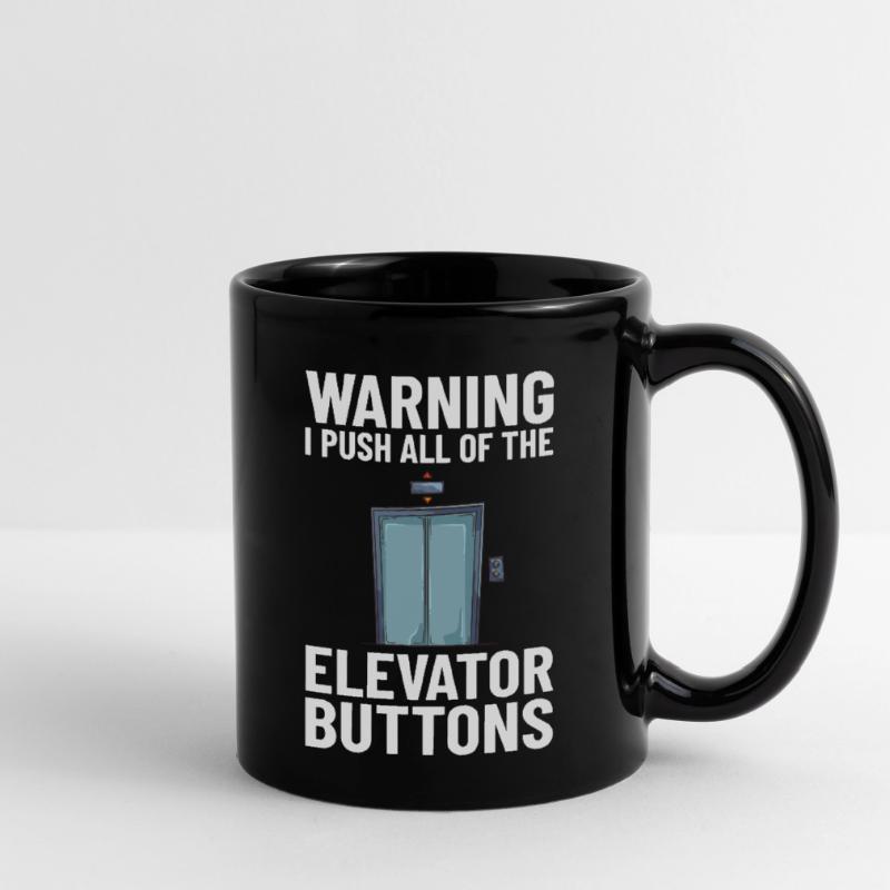 Elevator Elevator System Technician Elevator Lift Full Colour Mug