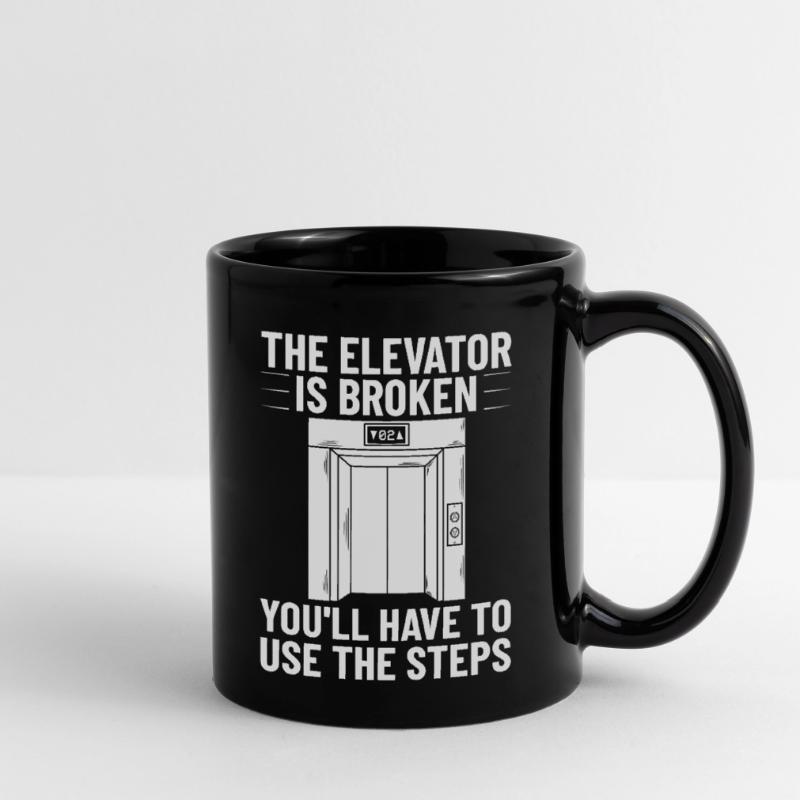 Elevator Elevator System Technician Elevator Lift Full Colour Mug