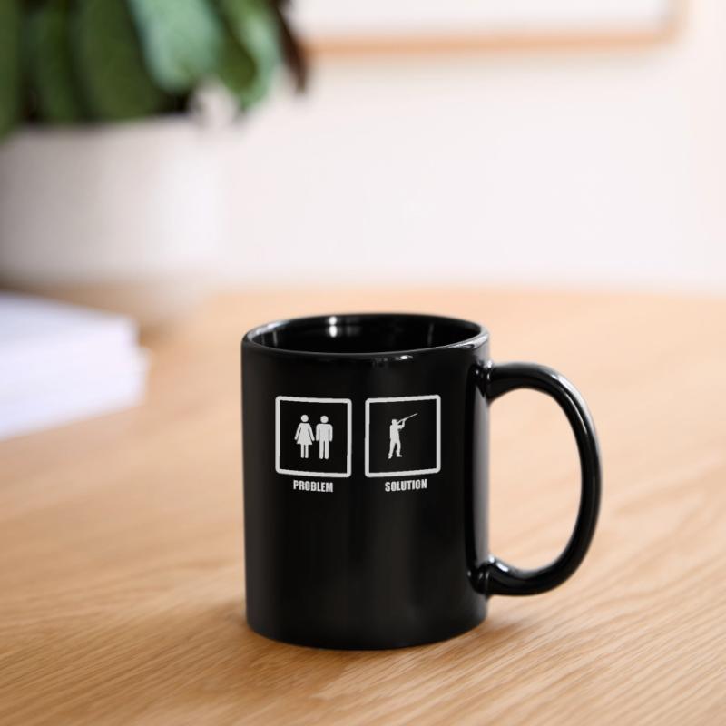 Problem Solved Hunting Tasse einfarbig