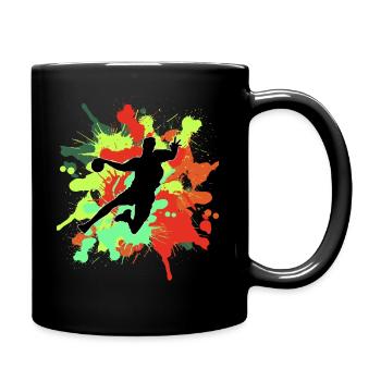 Cadeau de handball coloré pour le sport handball - Mug uni - noir - Droite