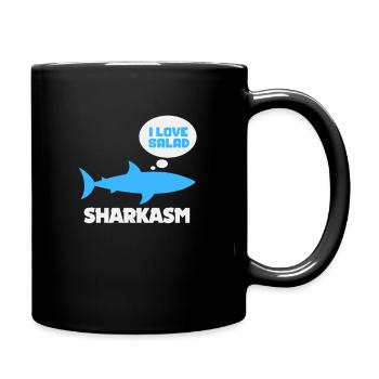 Requin - Mug uni - noir - Droite
