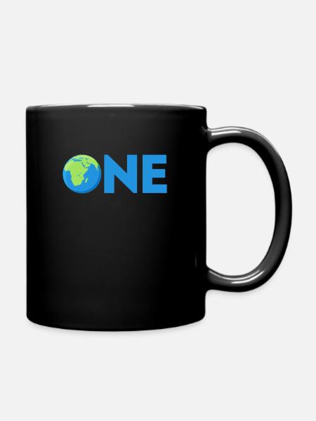 Klimawandel - Tasse einfarbig - Schwarz