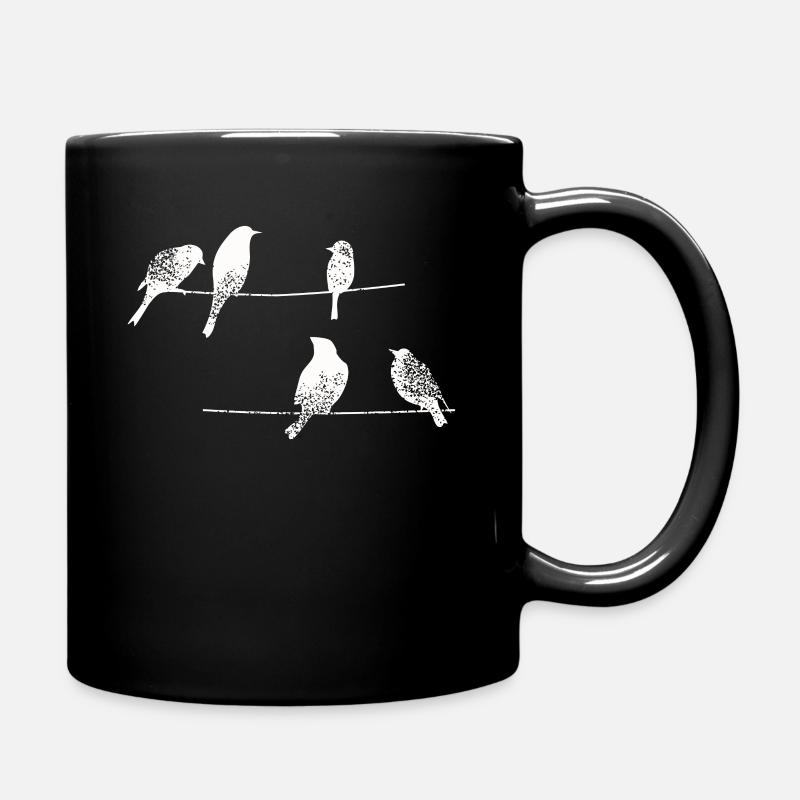 Oiseaux Oiseau - J’aime les oiseaux - Mug uni - noir