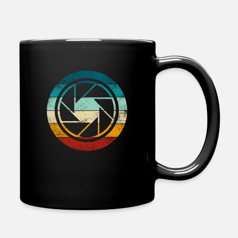 Fotograf Fotografen Linse Shutter Geschenk - Tasse einfarbig - Schwarz