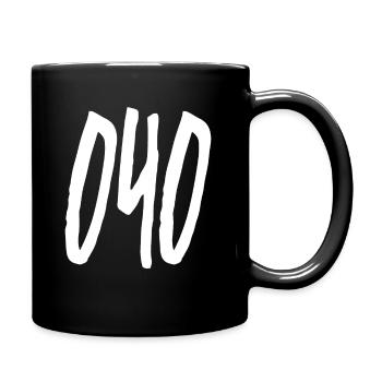 040 Indicatif régional de Hambourg - Mug uni - noir - Droite